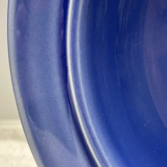 GUC S/2 Dansk Soup/Pasta Bowls, Stoneware, "Craftmark Denim", Leaf, 9 1/2" D - Picture 6 of 14